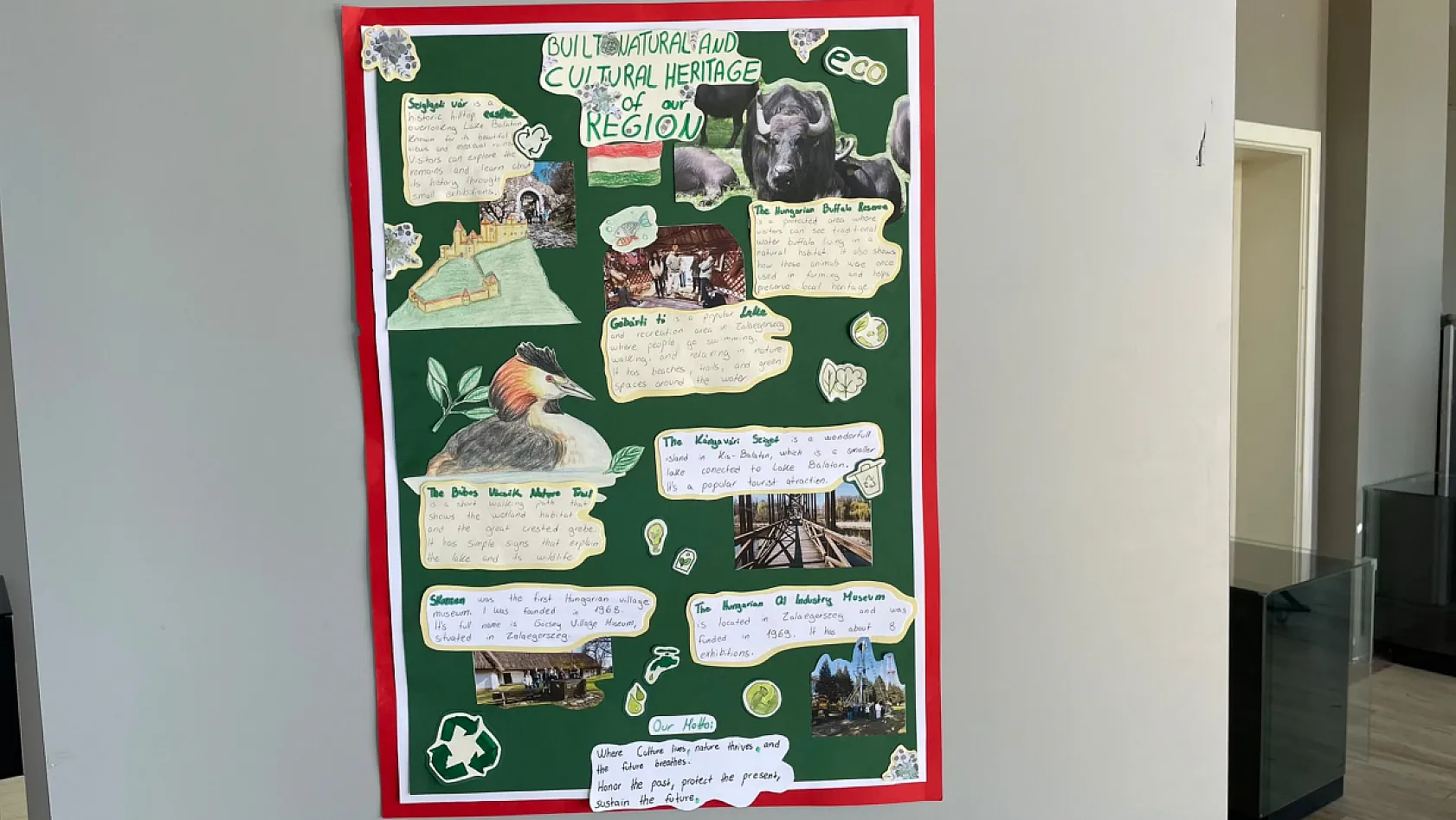 Fethiye'de genç çevrecilerden uluslararası poster sergisi