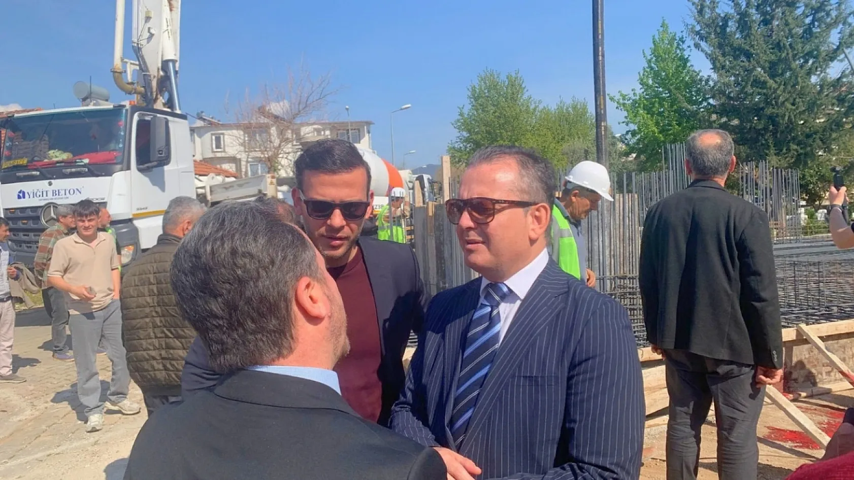 Fethiye'de Hacı Veli Camii yeniden yükseliyor: İlk harç atıldı