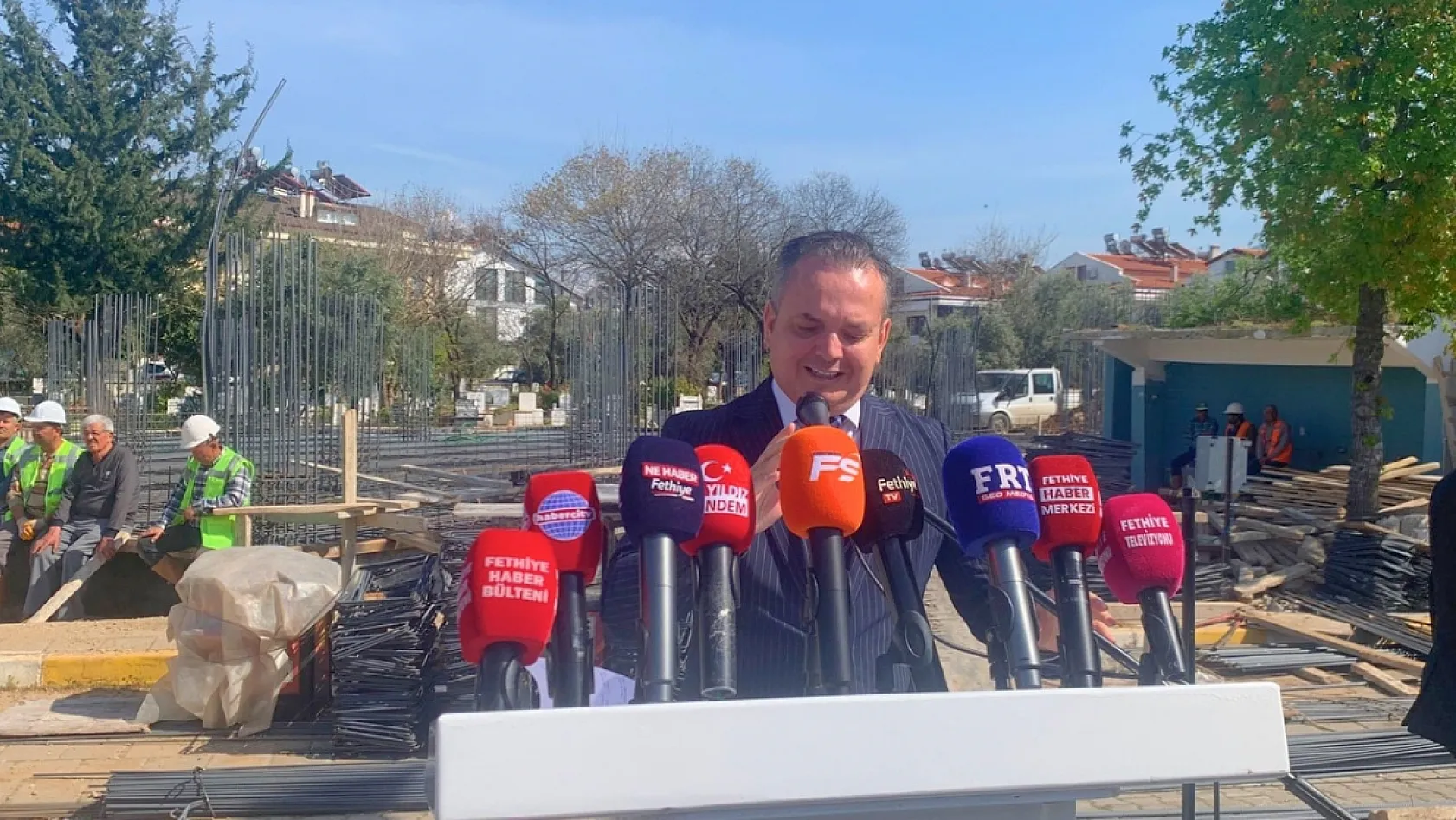 Fethiye'de Hacı Veli Camii yeniden yükseliyor: İlk harç atıldı