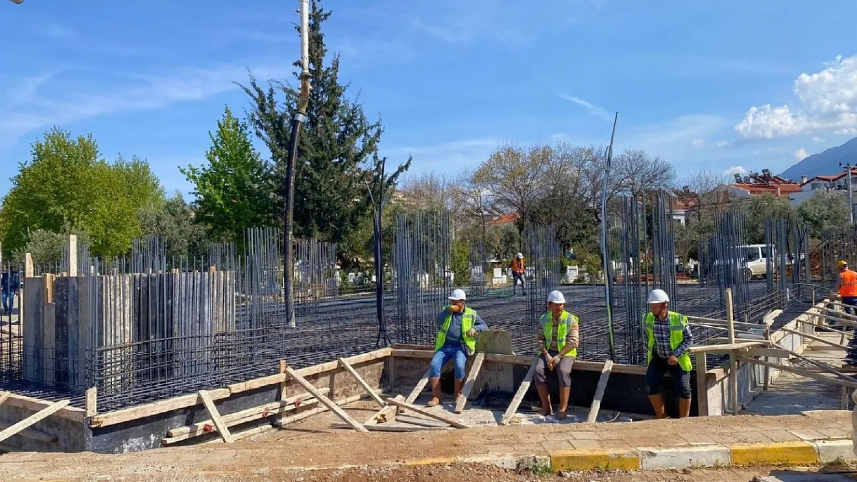 Fethiye'de Hacı Veli Camii yeniden yükseliyor: İlk harç atıldı