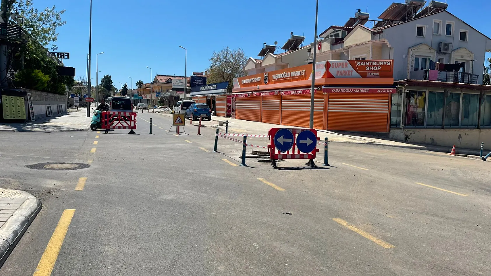 Fethiye'de Hisarönü–Kayaköy bağlantı yolunda çalışmalar sürüyor