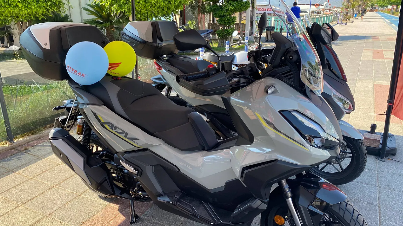 Fethiye'de Honda motosiklet sergisi başladı: Motor tutkunları Uğur Mumcu Parkı'na davet edildi