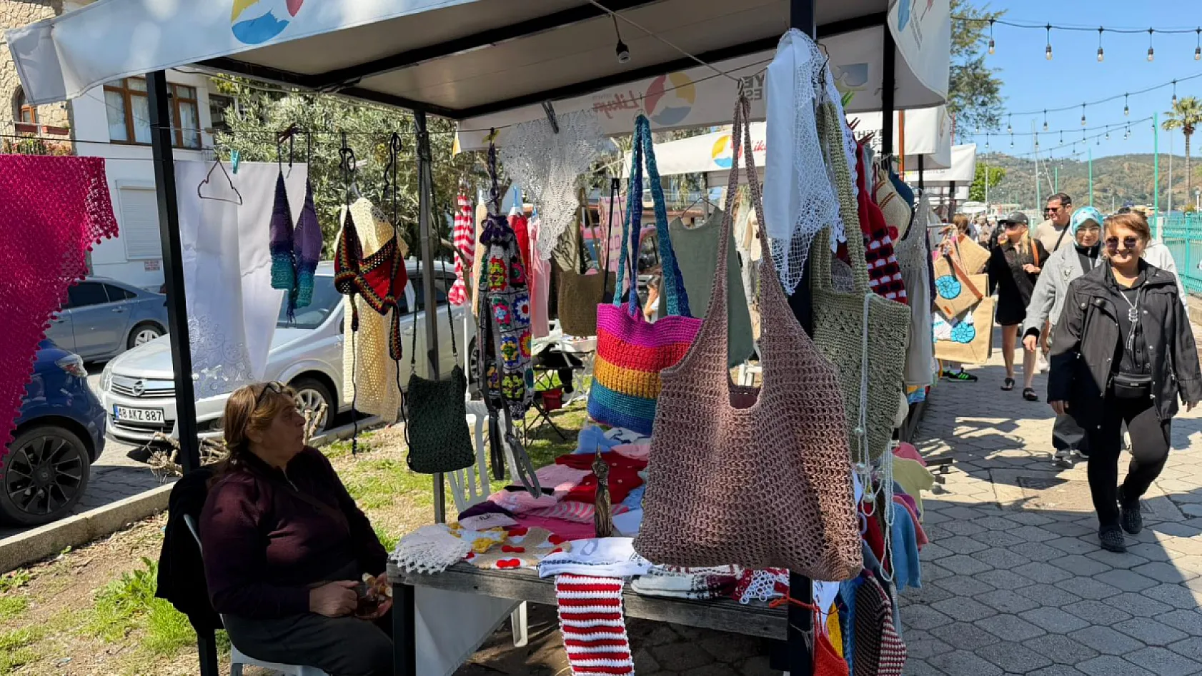 Fethiye'de kadın emeği: Likya Kadın Kooperatifi stantları