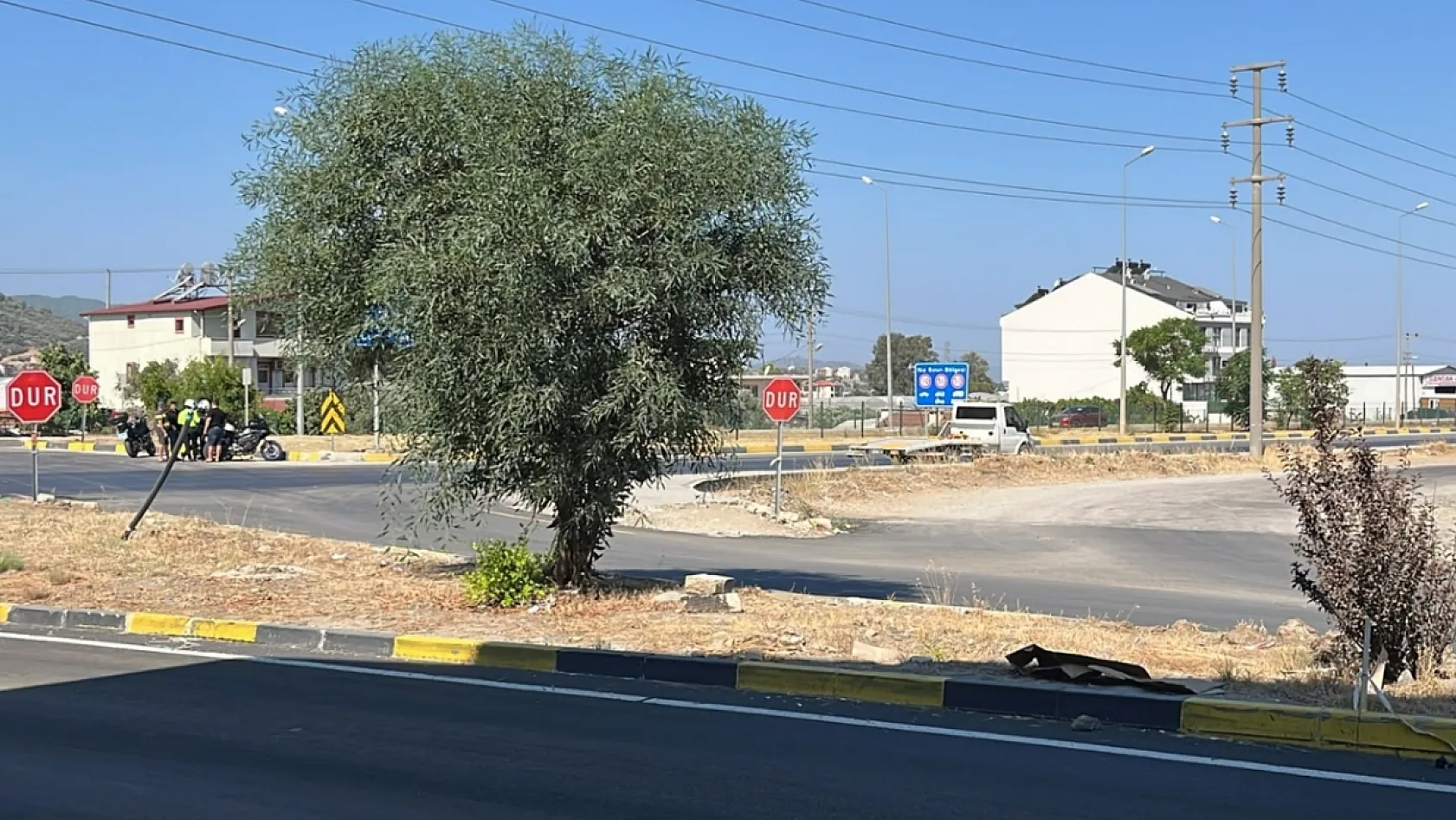 Fethiye'de Karaçulha Hal Kavşağı'nda motosiklet denetimi