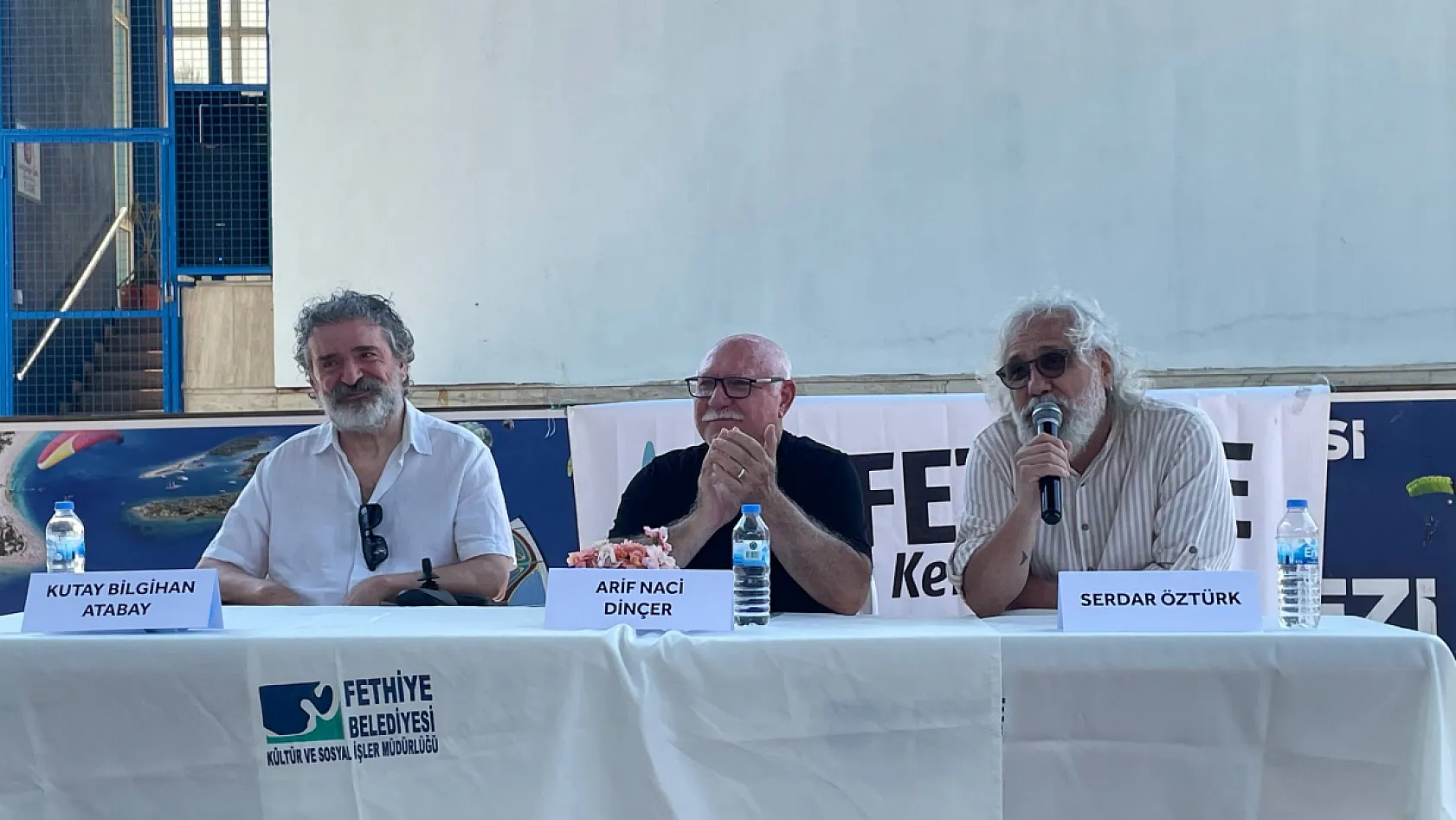 Fethiye'de 'Karikatür ve Mitoloji' Söyleşisi Büyük İlgi Gördü