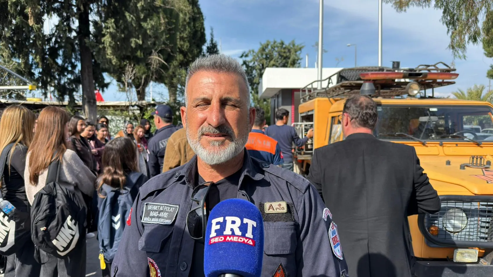 Fethiye'de MELSA Mesleki ve Teknik Anadolu Lisesi'nde afet bilinci eğitimi