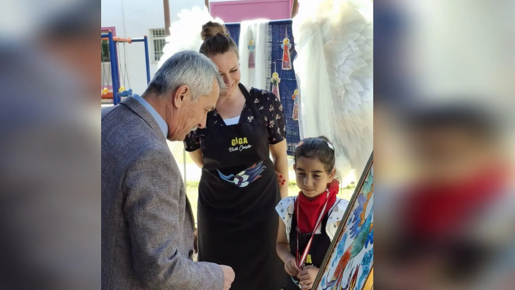 Fethiye Günlükbaşı İbrahim Gül Anaokulu'ndan Rengarenk Sergi şöleni