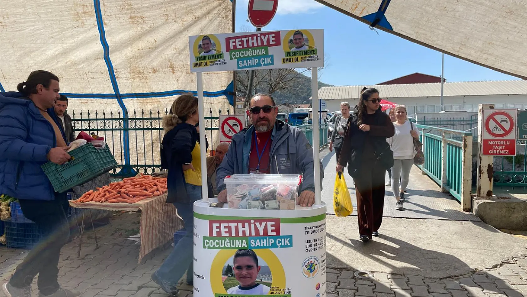 Fethiye'de Minik Yusuf Eymen için umut seferberliği: 'Hep birlikte başaracağız'