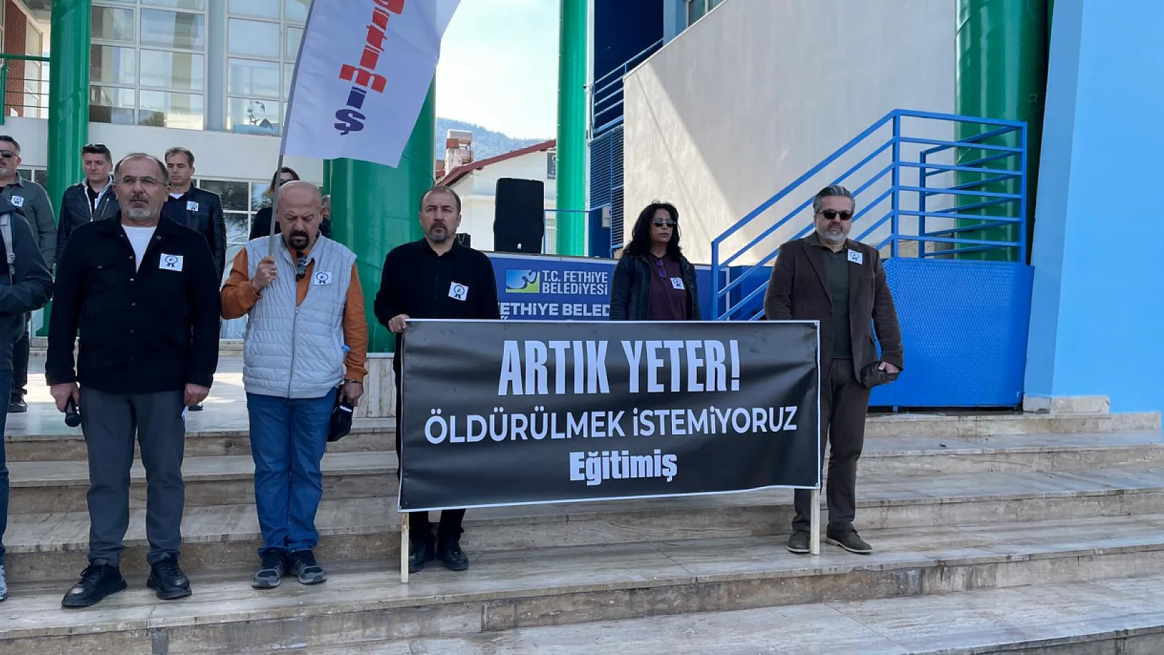 Fethiye'de öğretmen cinayetine ortak tepki: 'Artık yeter!'