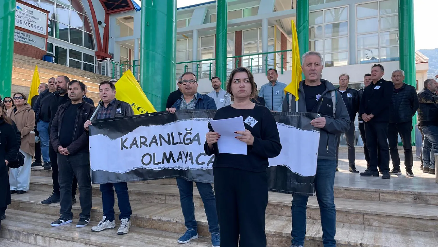 Fethiye'de öğretmen cinayetine ortak tepki: 'Artık yeter!'