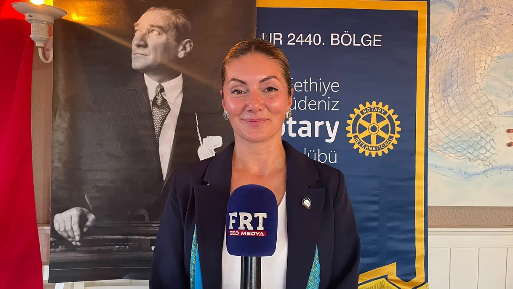 Fethiye'de Ölüdeniz Rotary Kulübü'nde bayrak değişimi: 'İyilik İçin Birleş'ten 'Kalıcı Etki Yarat'a