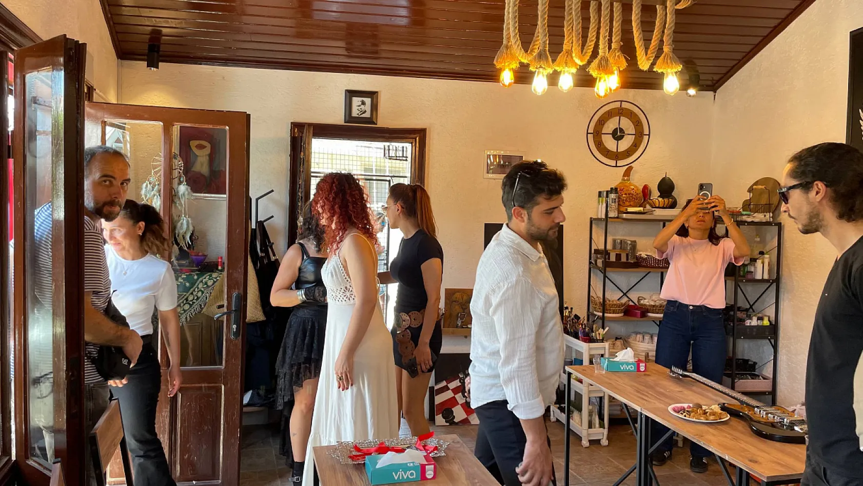 Fethiye'de 'Rengahenk Sanat Atölyesi' açıldı