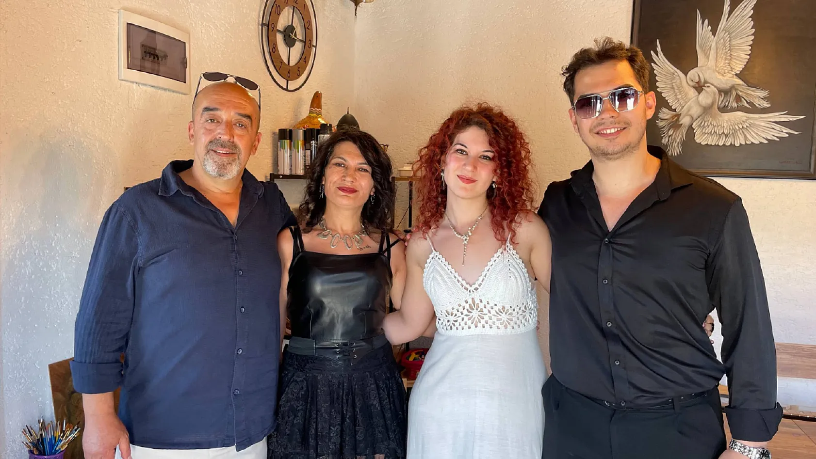 Fethiye'de 'Rengahenk Sanat Atölyesi' açıldı
