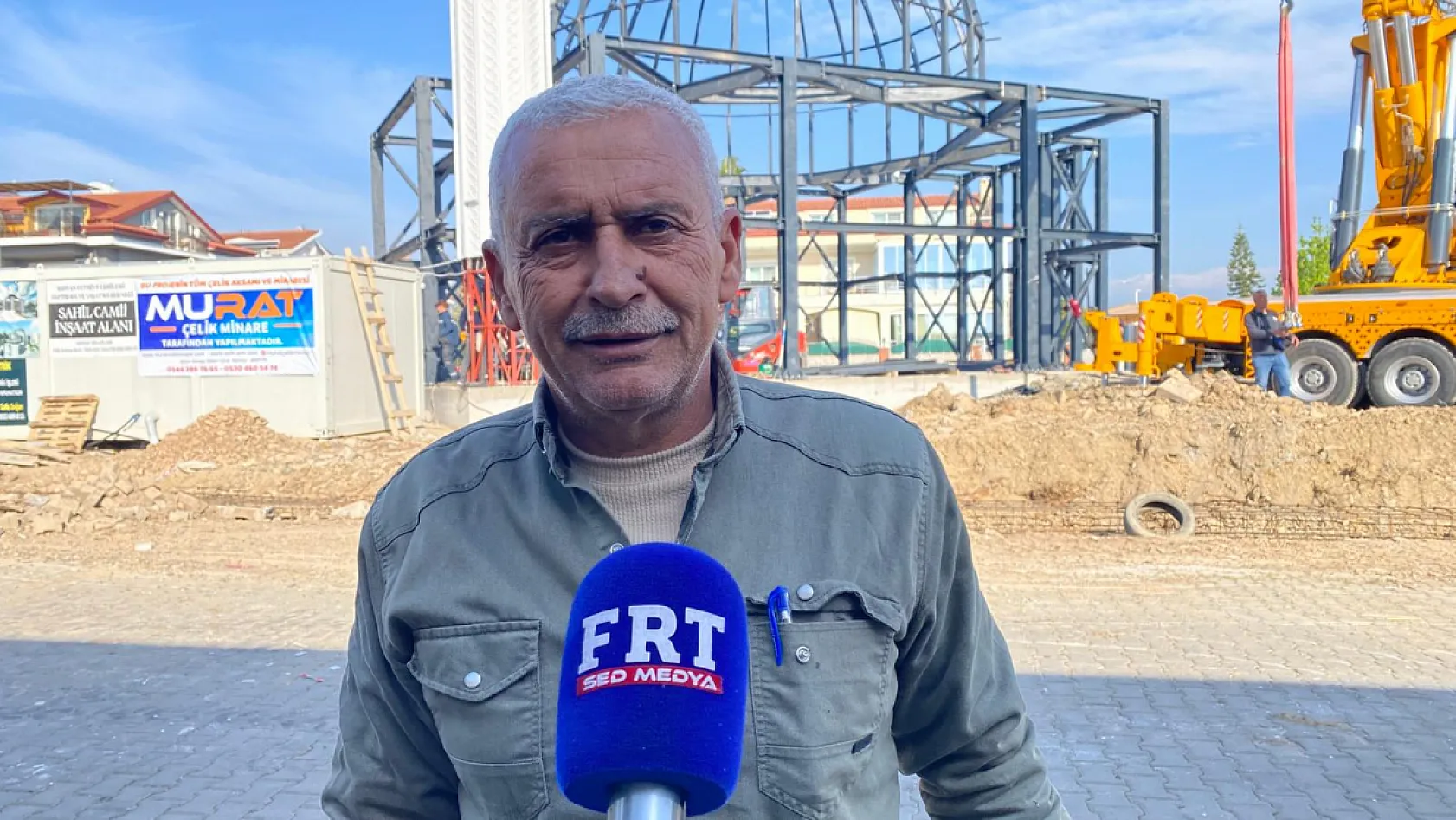 Fethiye'de Sahil Camii'nde ilk ezan okundu