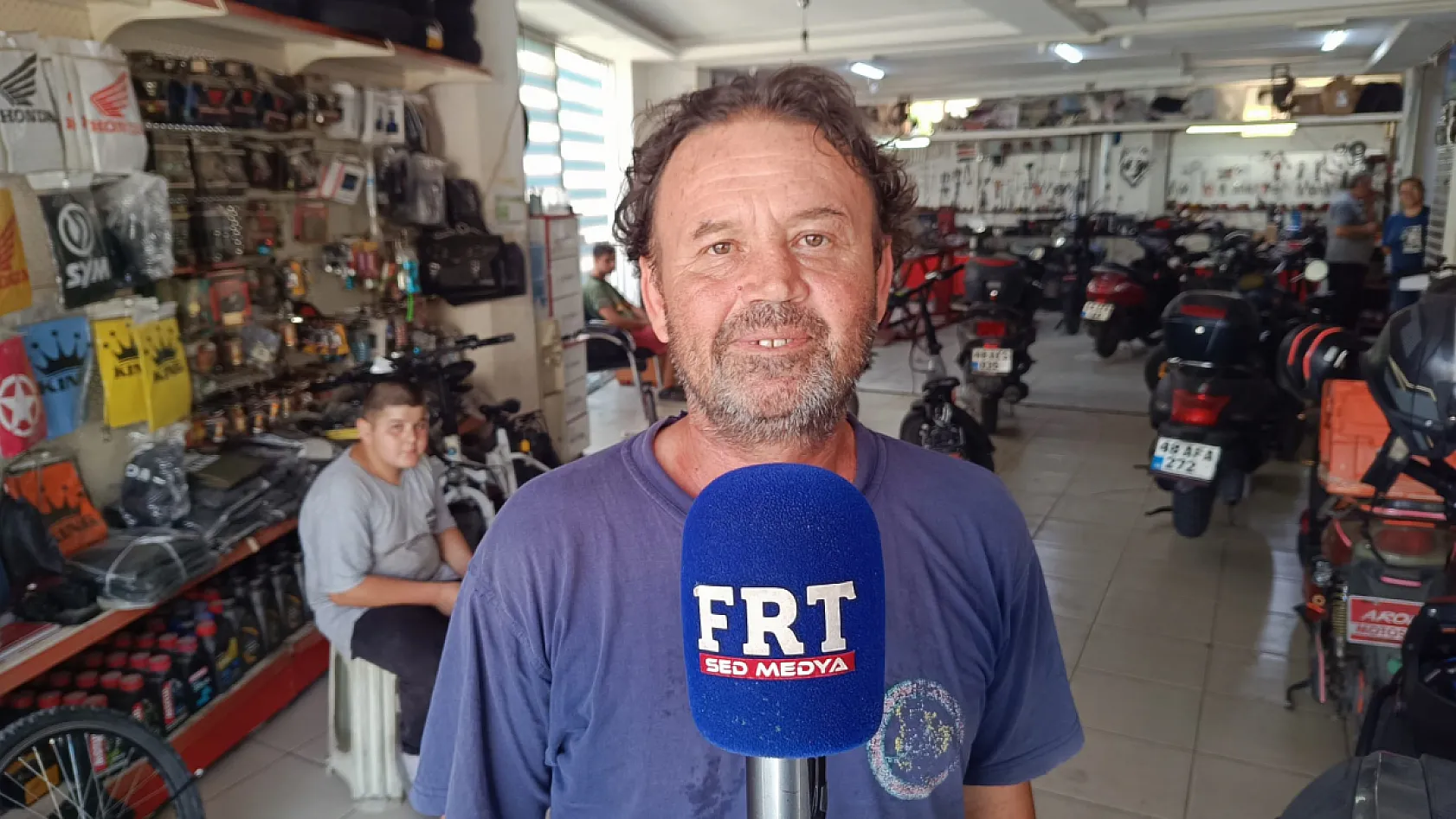 Fethiye'de sıcak hava elektrikli bisikletleri de etkiliyor