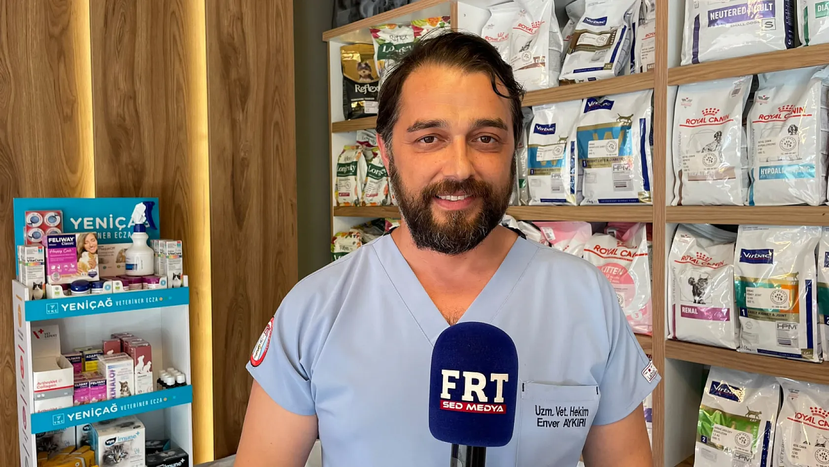 Fethiye'de sokak hayvanlarına uzanan şefkat eli: Veteriner hekime teşekkür belgesi