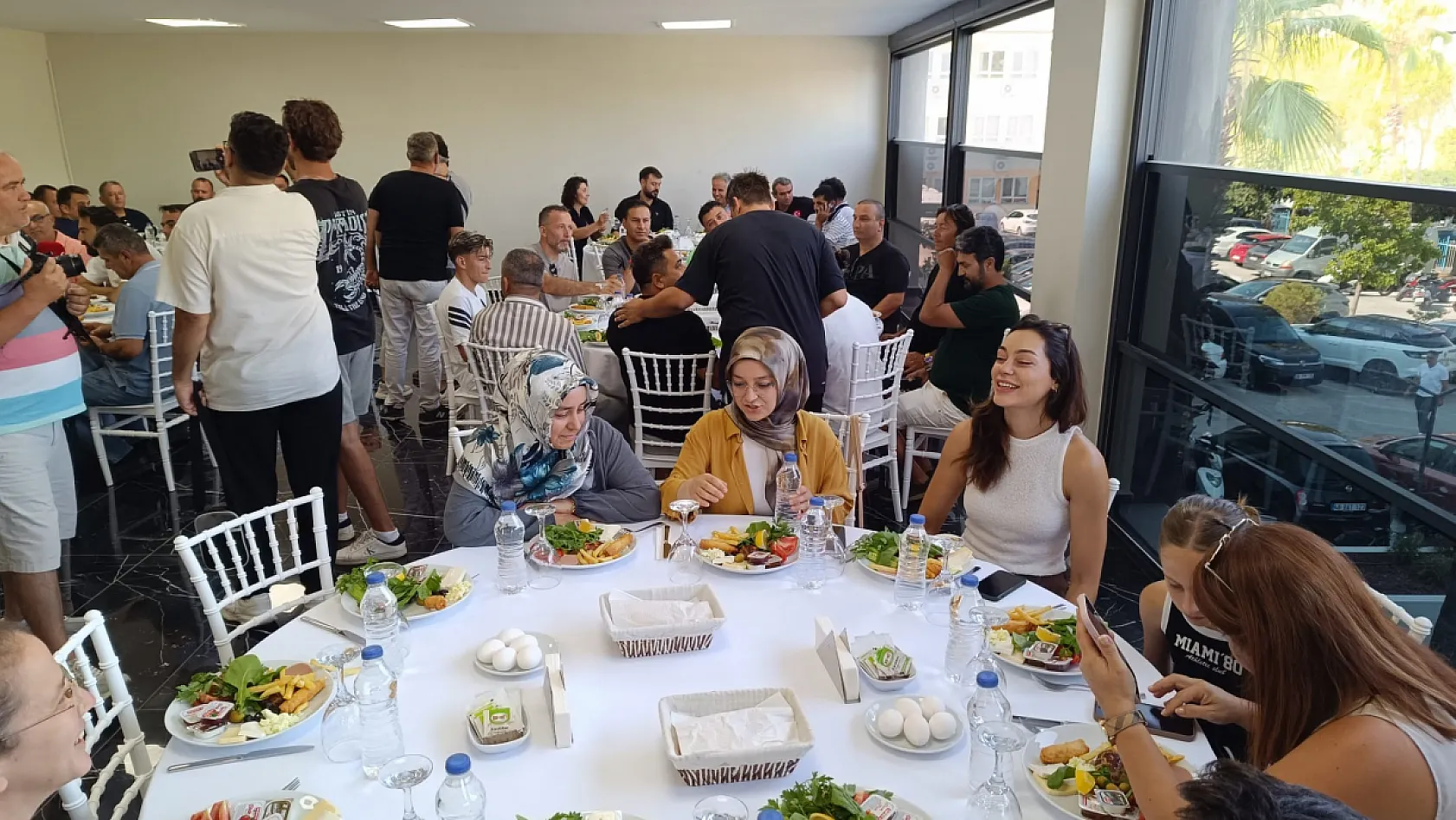 Fethiye'de spor camiası birlik kahvaltısında buluştu