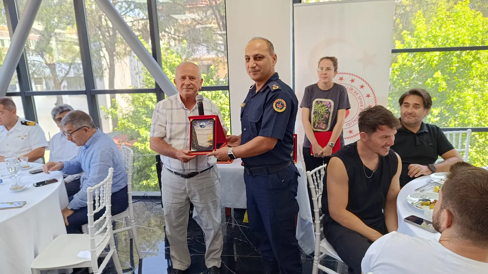 Fethiye'de spor camiası birlik kahvaltısında buluştu