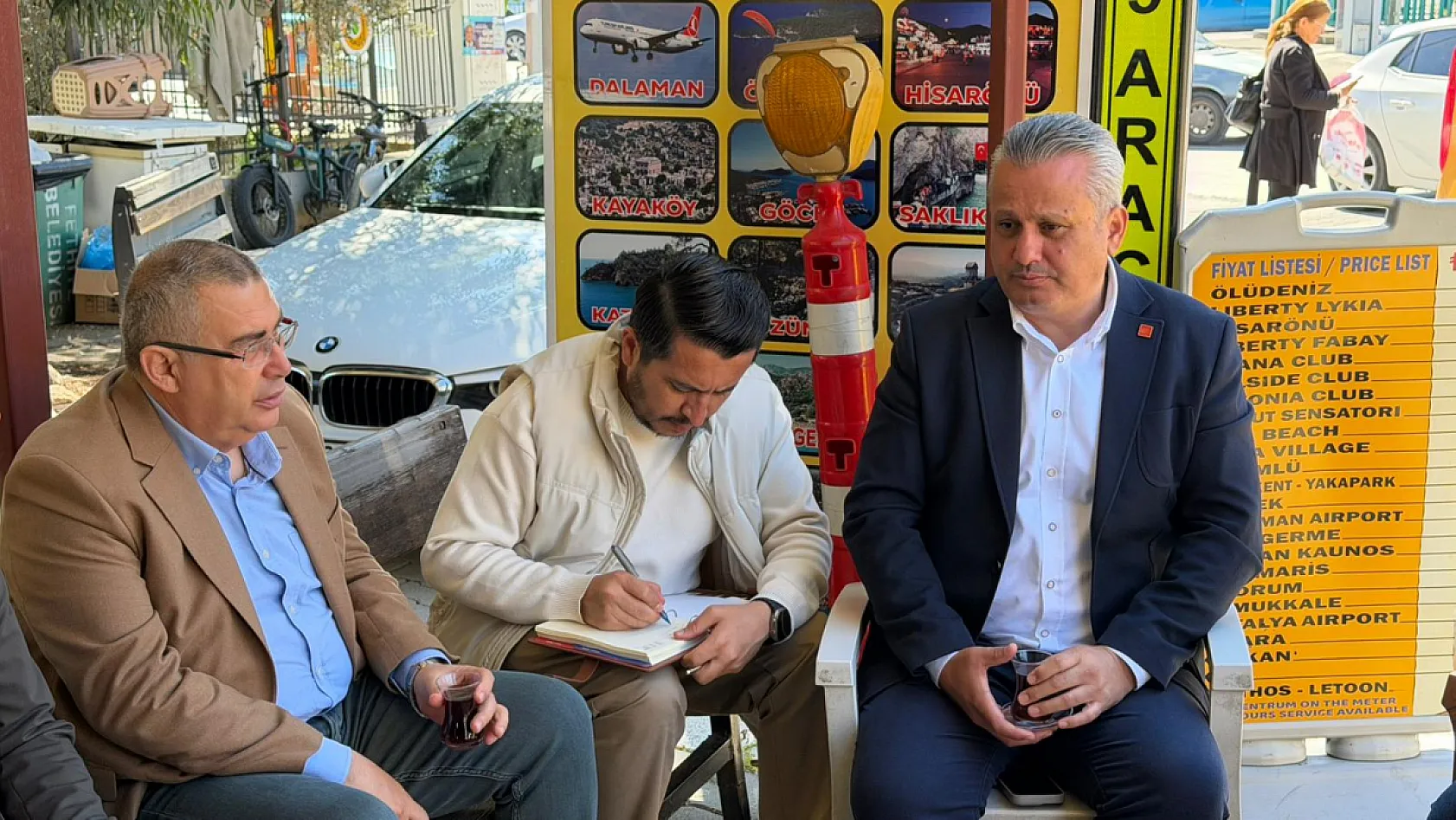Fethiye'de taksicilerin talepleri CHP'nin gündeminde