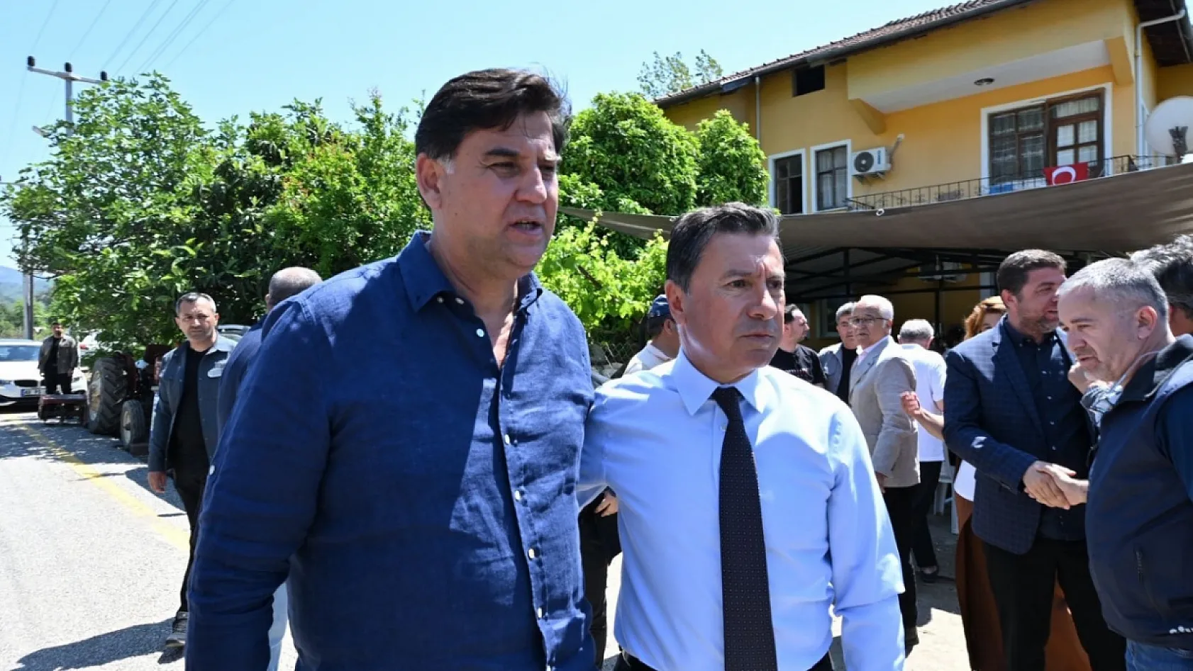 Fethiye'de taziye ziyareti: Ahmet Aras'tan Alim Karaca'ya başsağlığı