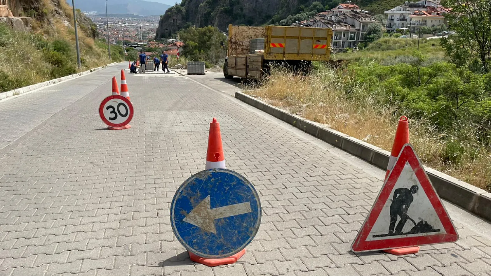 Fethiye'de turistik güzergah yenileniyor: Çalışmalar sürüyor