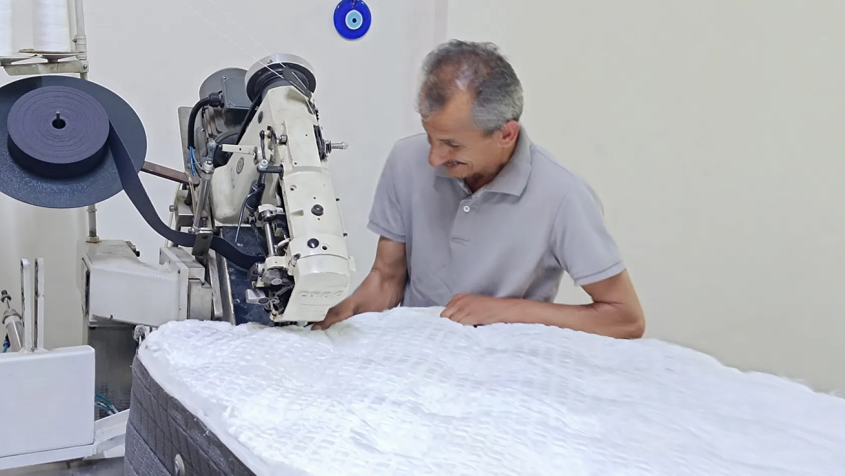 Fethiye'de yatak, baza ve başlık üretimi