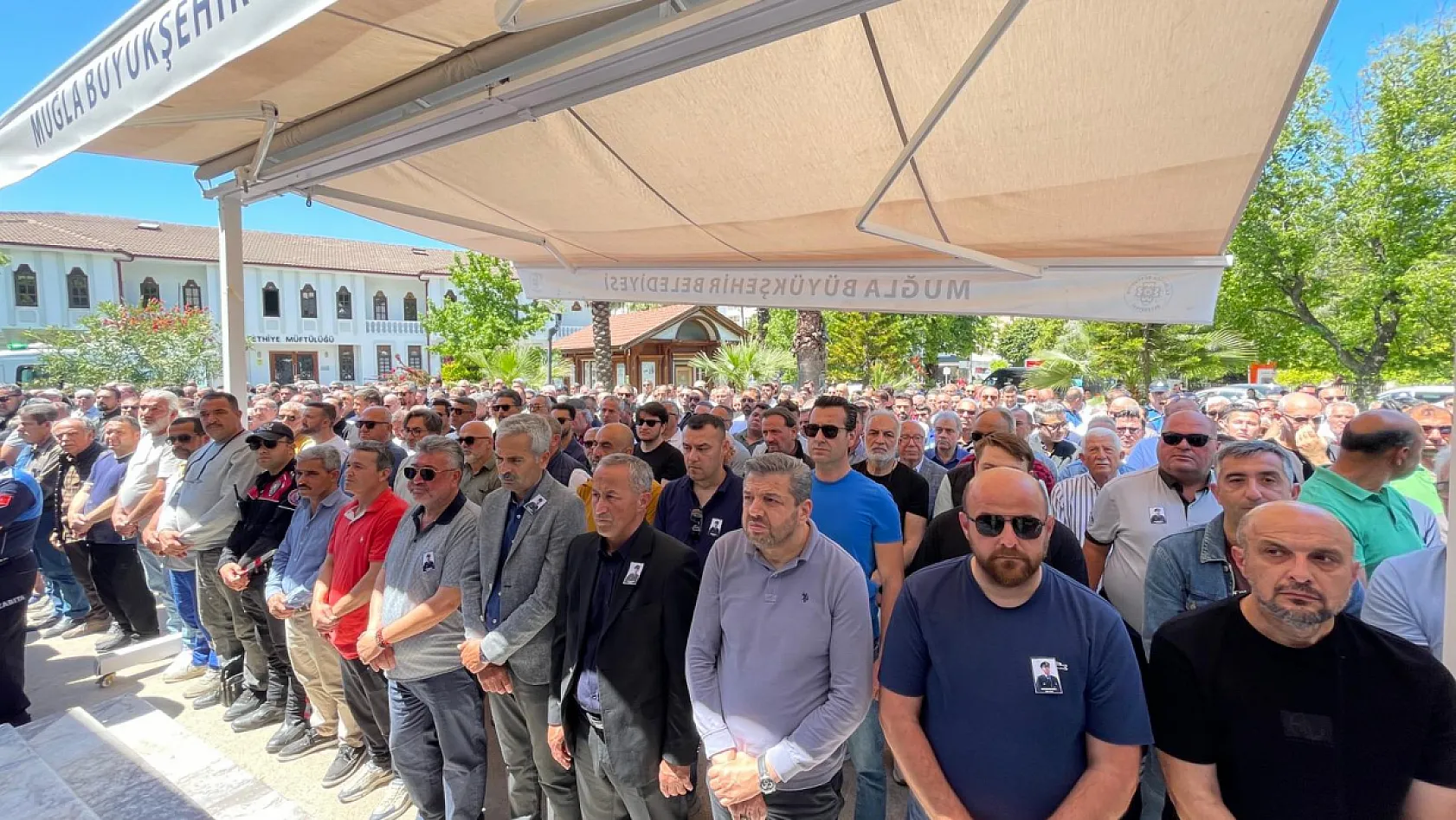 Fethiye'de Zabıta Personeli Kerem Ersoy Son Yolculuğuna Uğurlandı