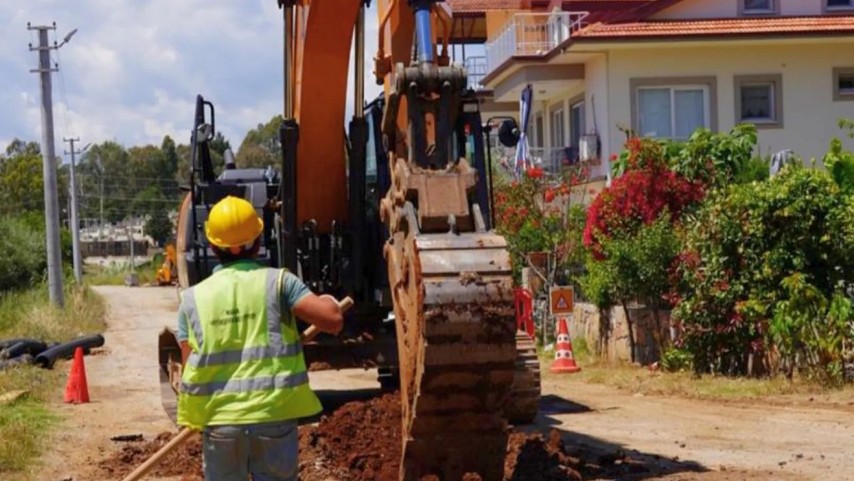Fethiye Yeni Mahalle kanalizasyona kavuşuyor