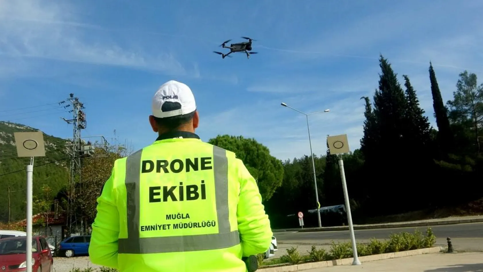 Muğla'da trafik denetimlerinde 'drone' dönemi