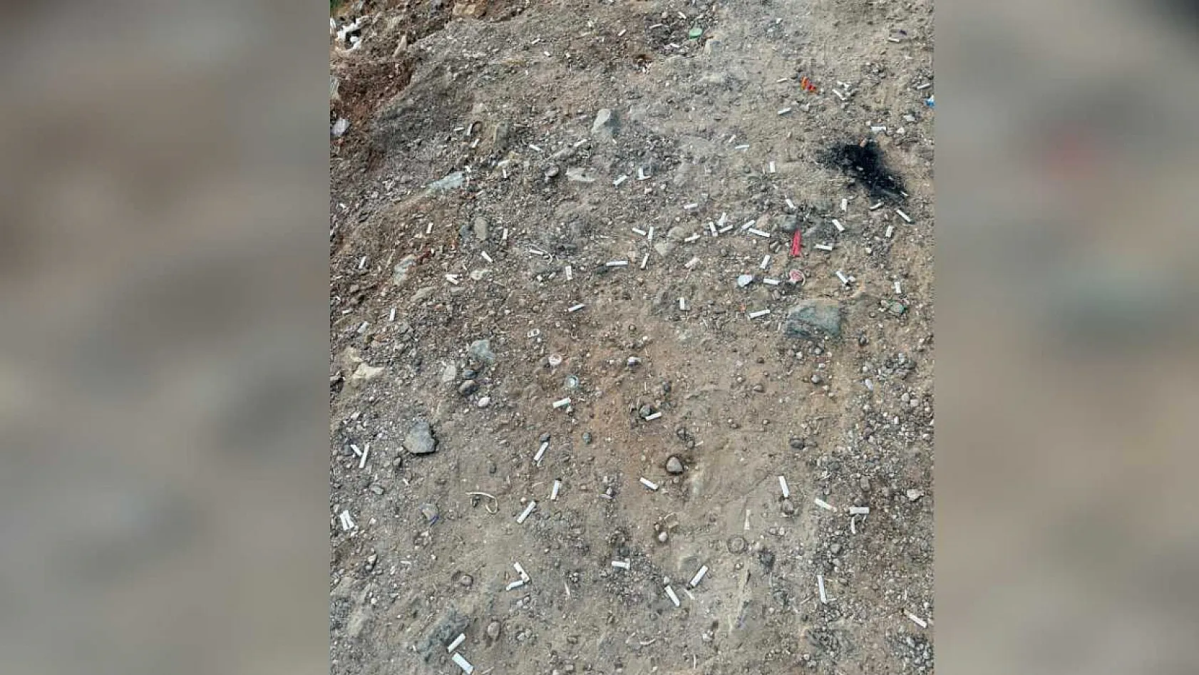 Fethiye Yarımada bölgesinde sigara izmariti kirliliği dikkat çekti