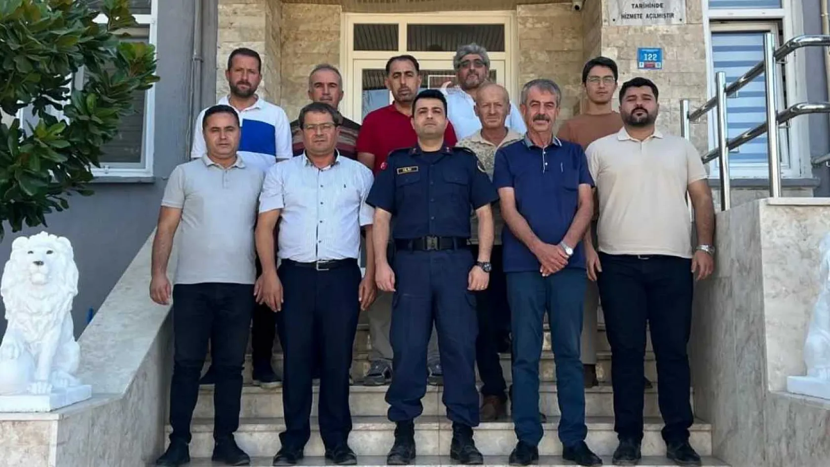 MHP Seydikemer İlçe Başkanı Mehmet Arıç'tan Jandarma Komutanı İlker Bilim'e Ziyaret