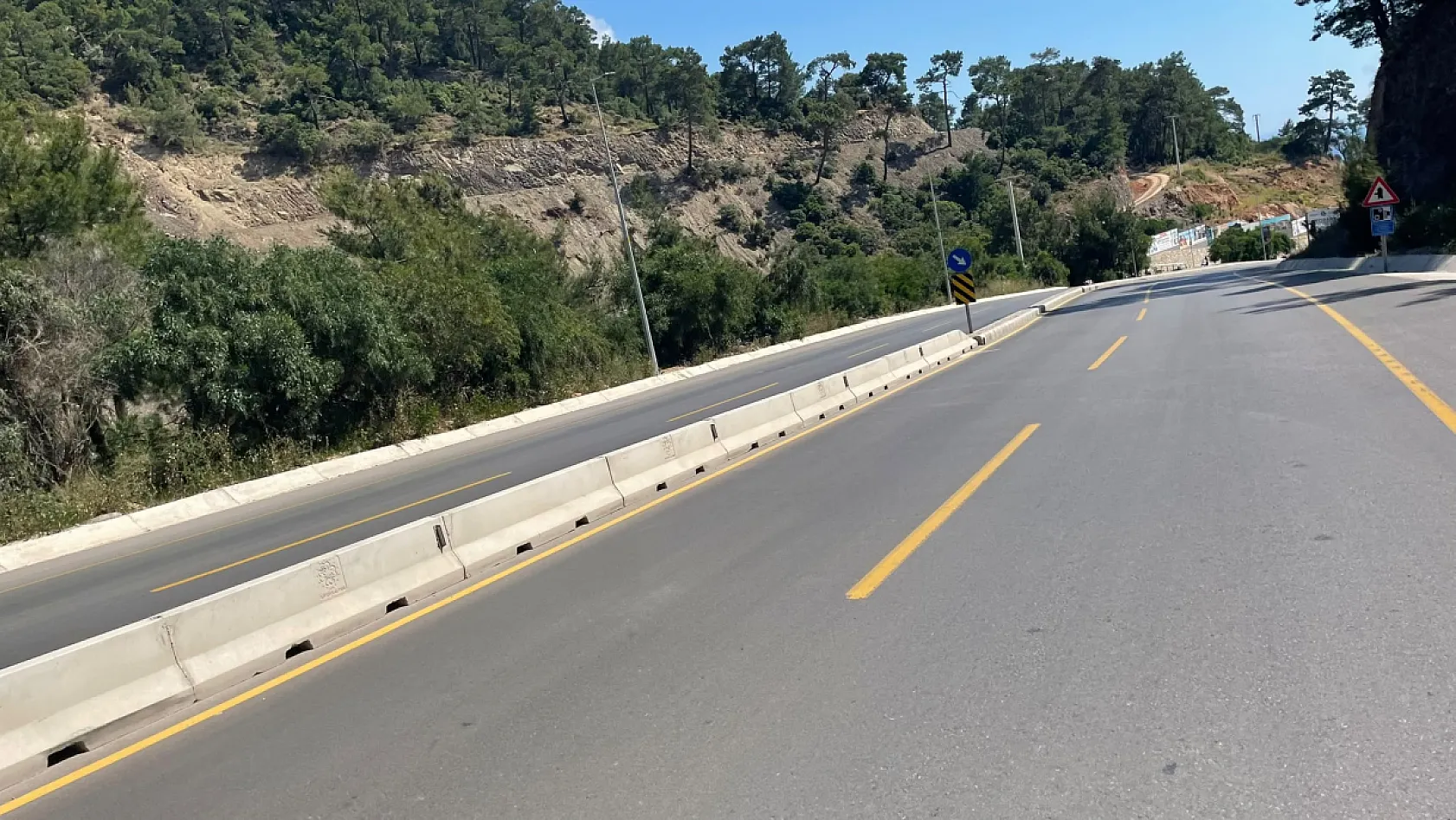 Günlerce kilitlendi, şimdi sakin: Fethiye Ölüdeniz yolunda sessizlik