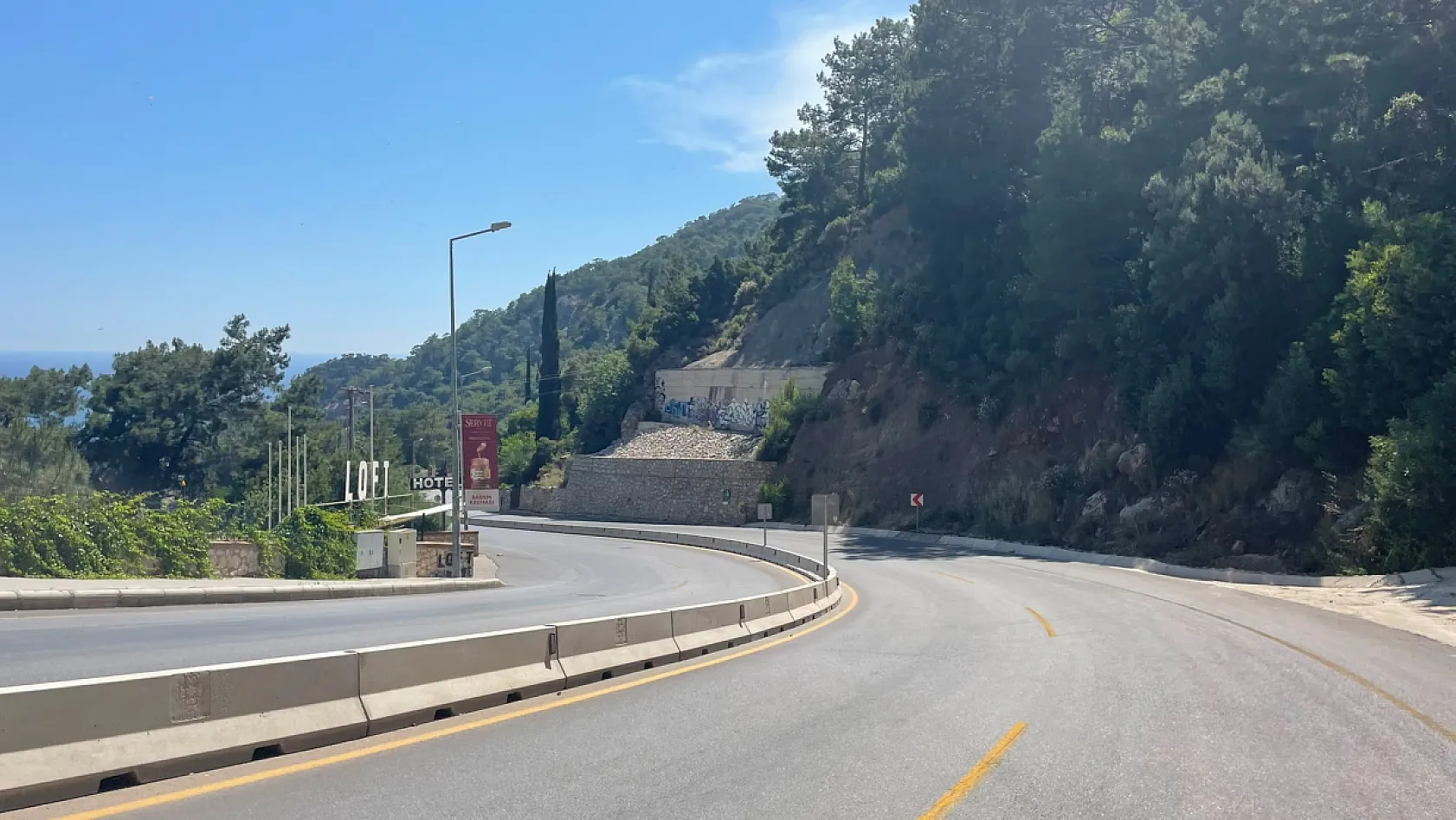 Günlerce kilitlendi, şimdi sakin: Fethiye Ölüdeniz yolunda sessizlik