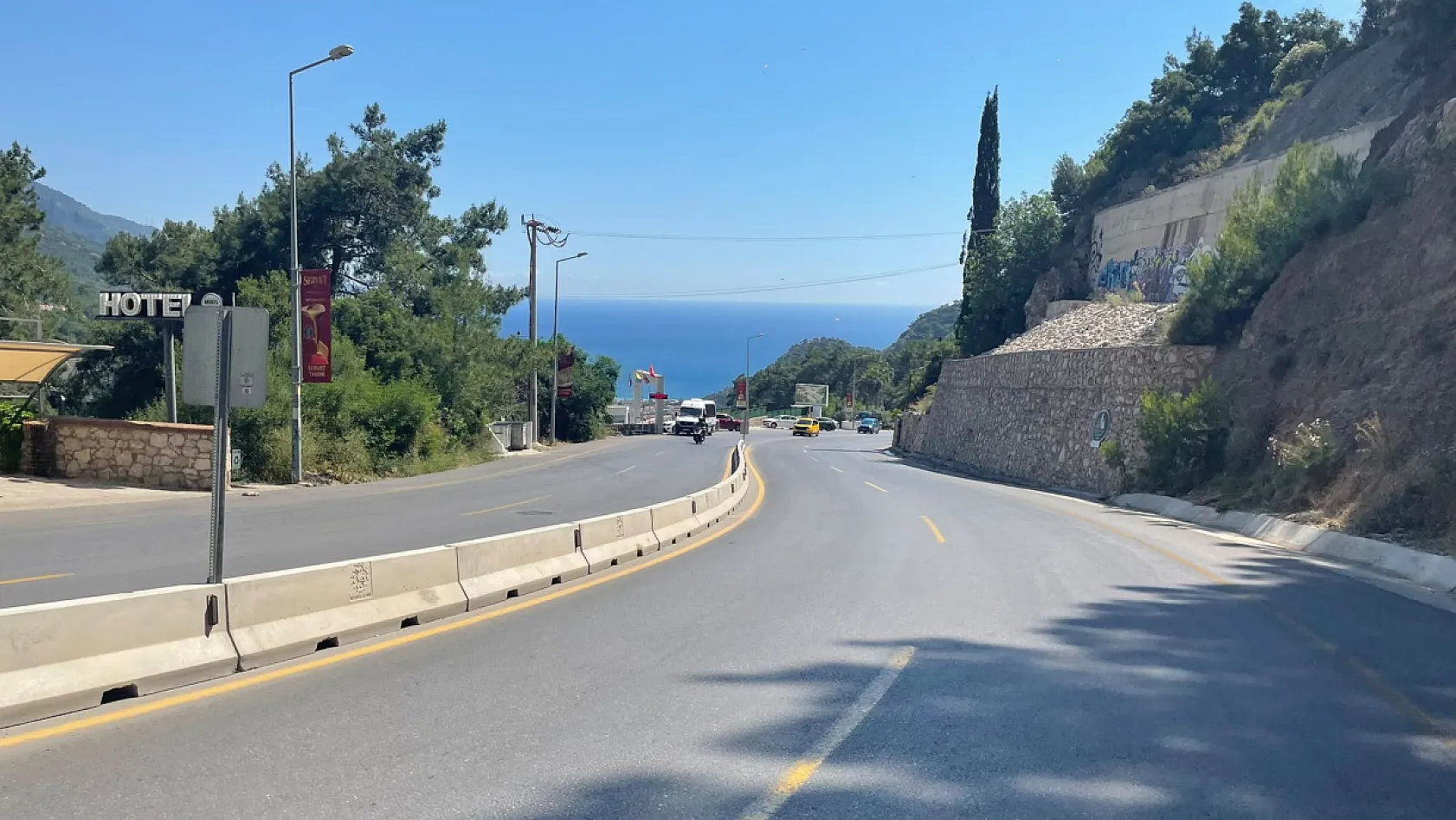 Günlerce kilitlendi, şimdi sakin: Fethiye Ölüdeniz yolunda sessizlik
