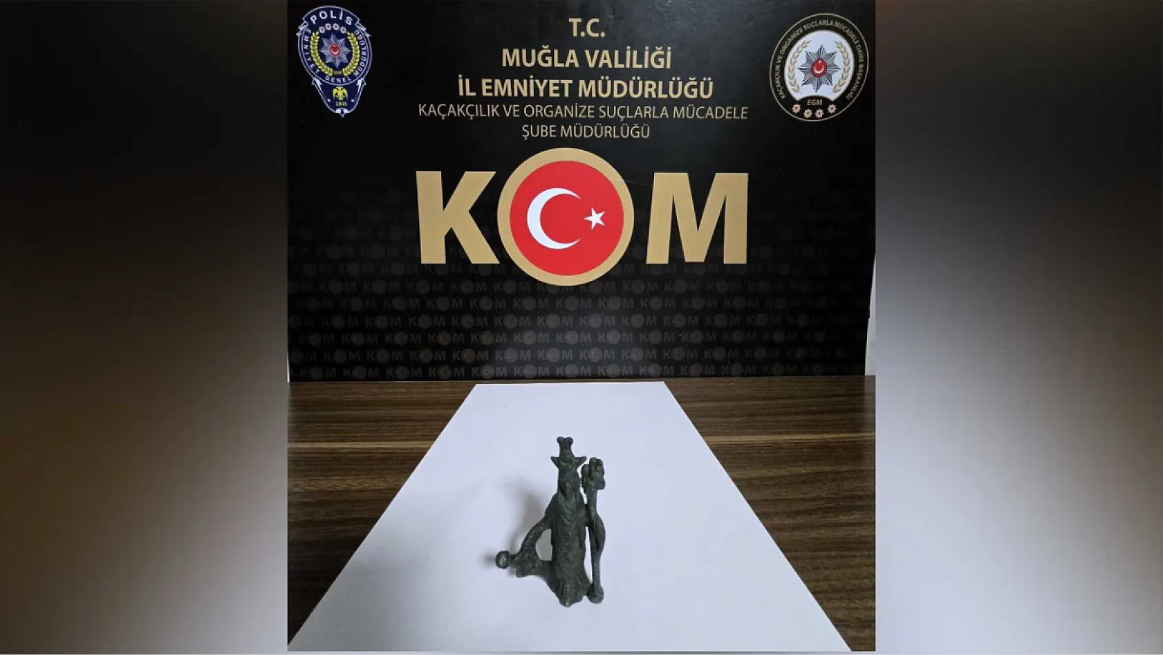 Dalaman'da tarihi eser operasyonunda 7 tutuklama