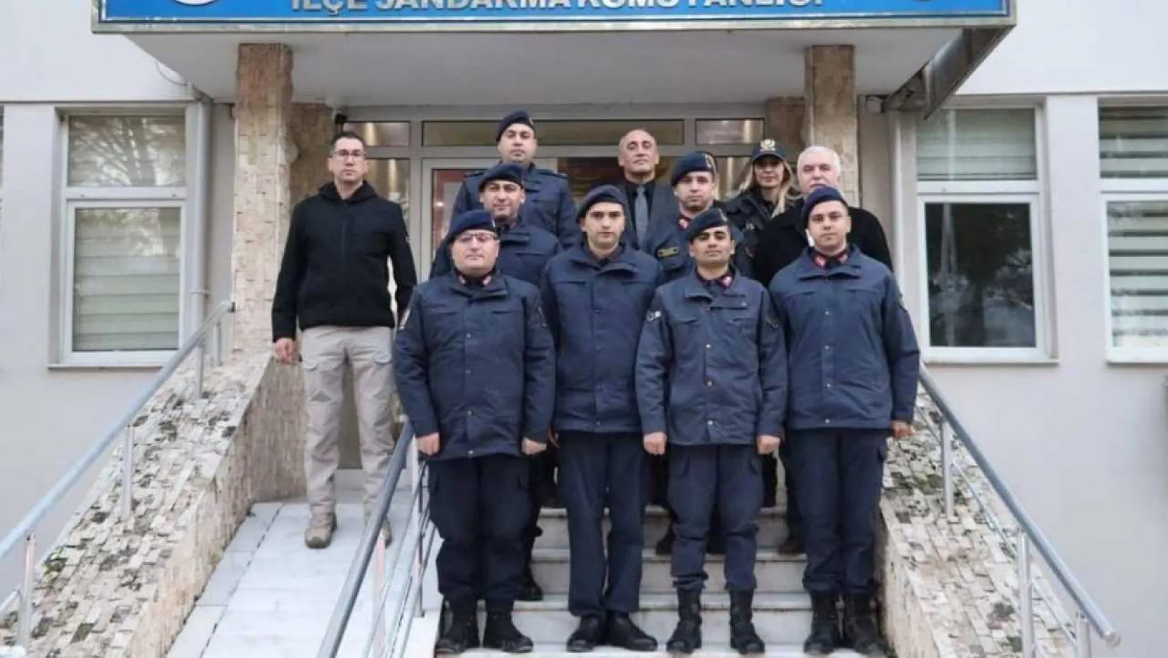Yatağan Kaymakamı İlhan yeni yılda kolluk kuvvetleri ile bir araya geldi