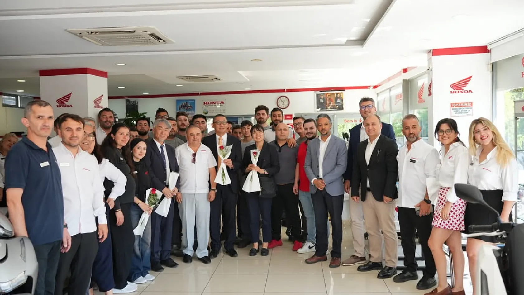 Honda Üst Yönetiminden Kıvrak Motor Fethiye'ye Ziyaret