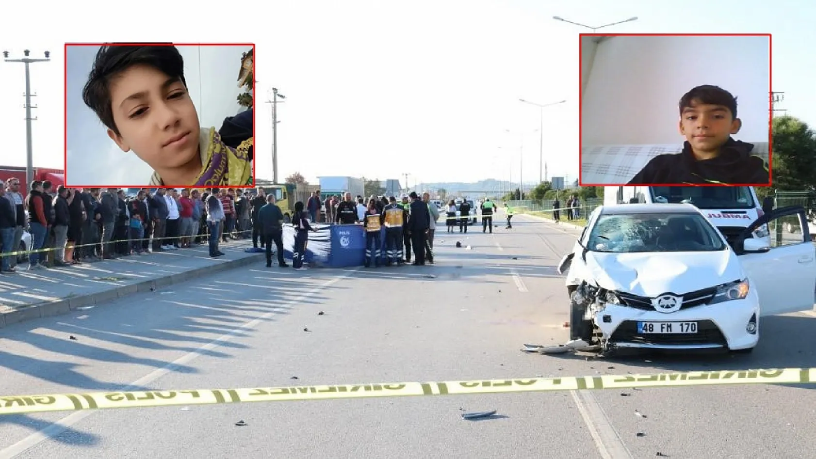 Fethiye'de Şubat ayında 3 çocuk, 1 genç trafik kazasında hayatını kaybetti