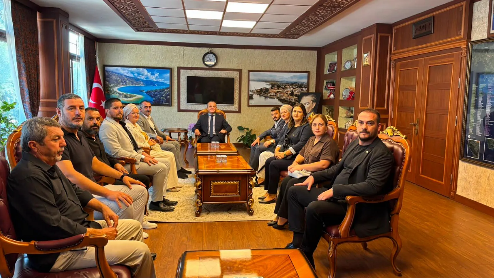 İlk Ziyaret Kaymakam Akkaya'ya