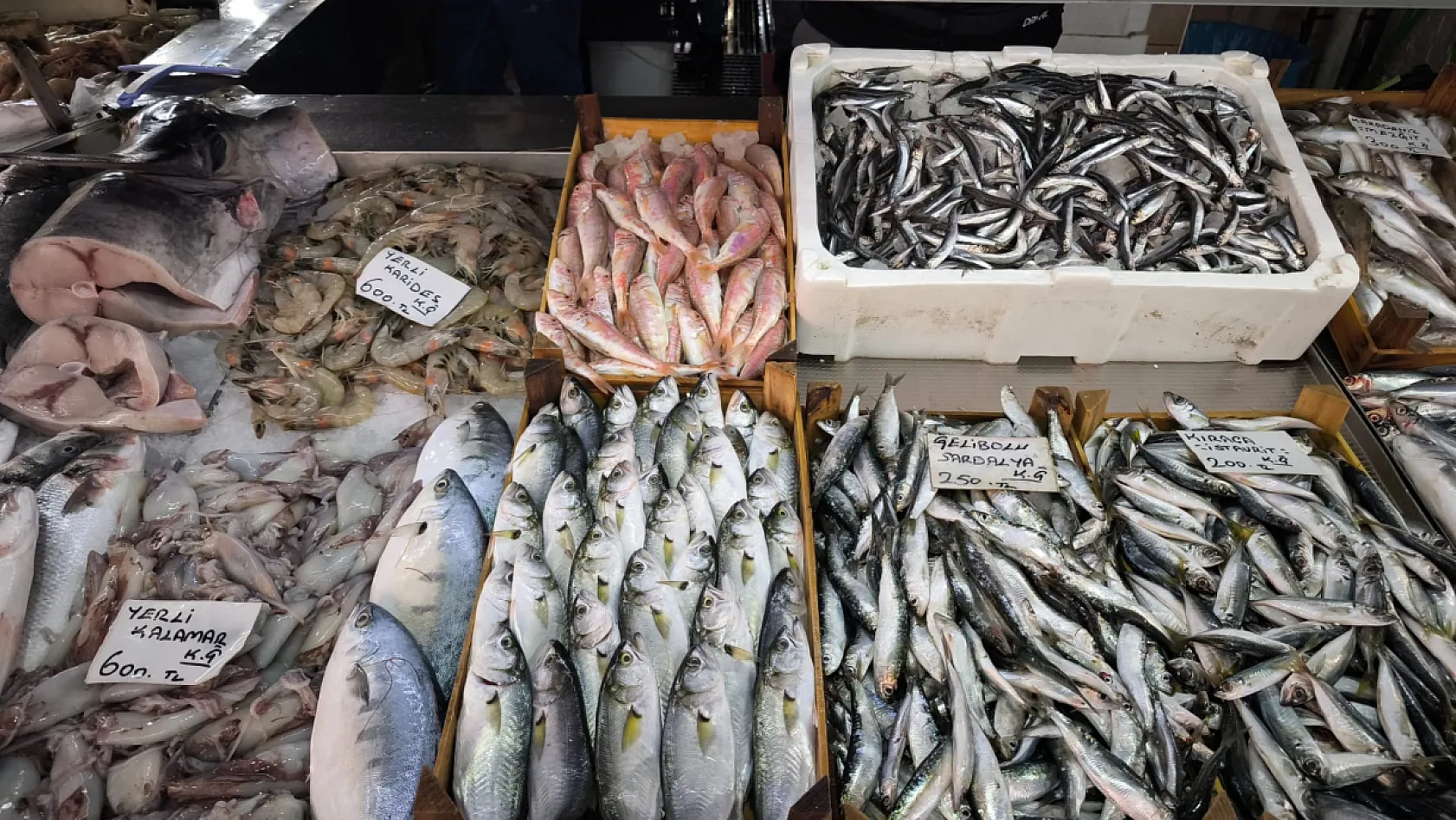 Fethiye'de balık çeşidi bol, fiyatlar da gayet makul