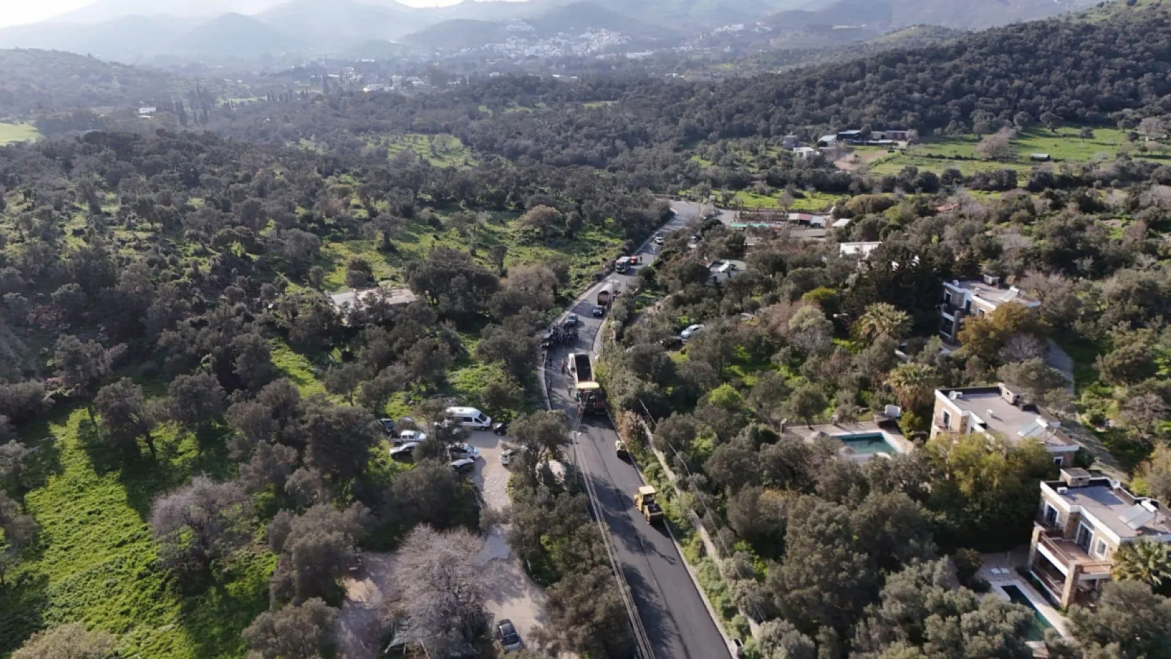 Başkan Aras, Bodrum'da yatırımları yerinde inceledi