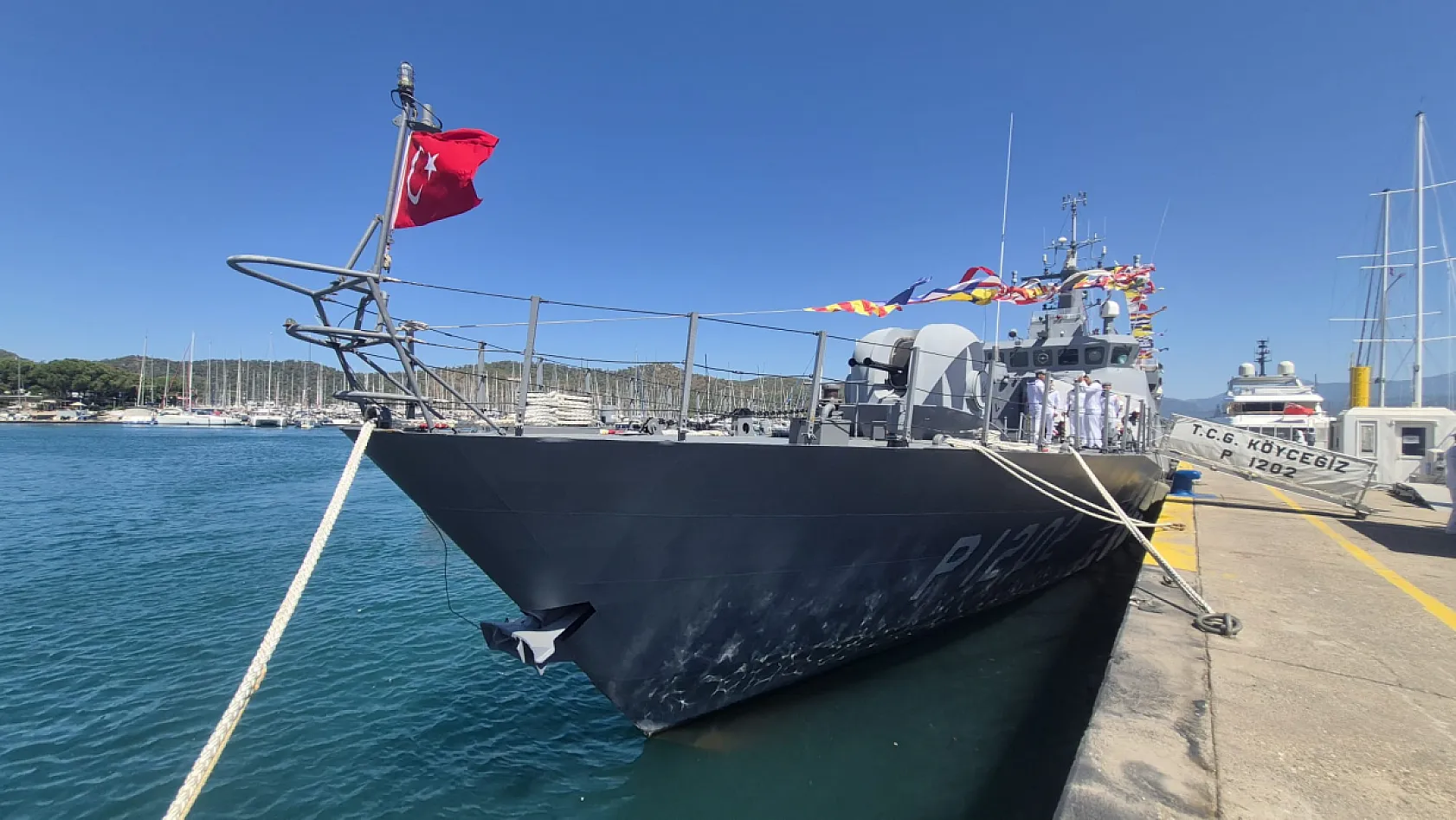 Fethiye'de TCSG-911 Botu Ziyarete Açıldı