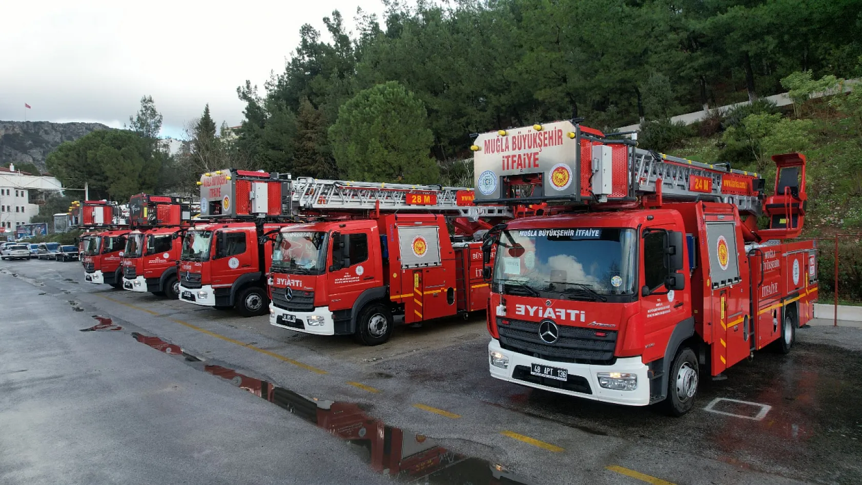 Muğla Büyükşehir İtfaiyesi'ne 72 Yeni Araç Geliyor