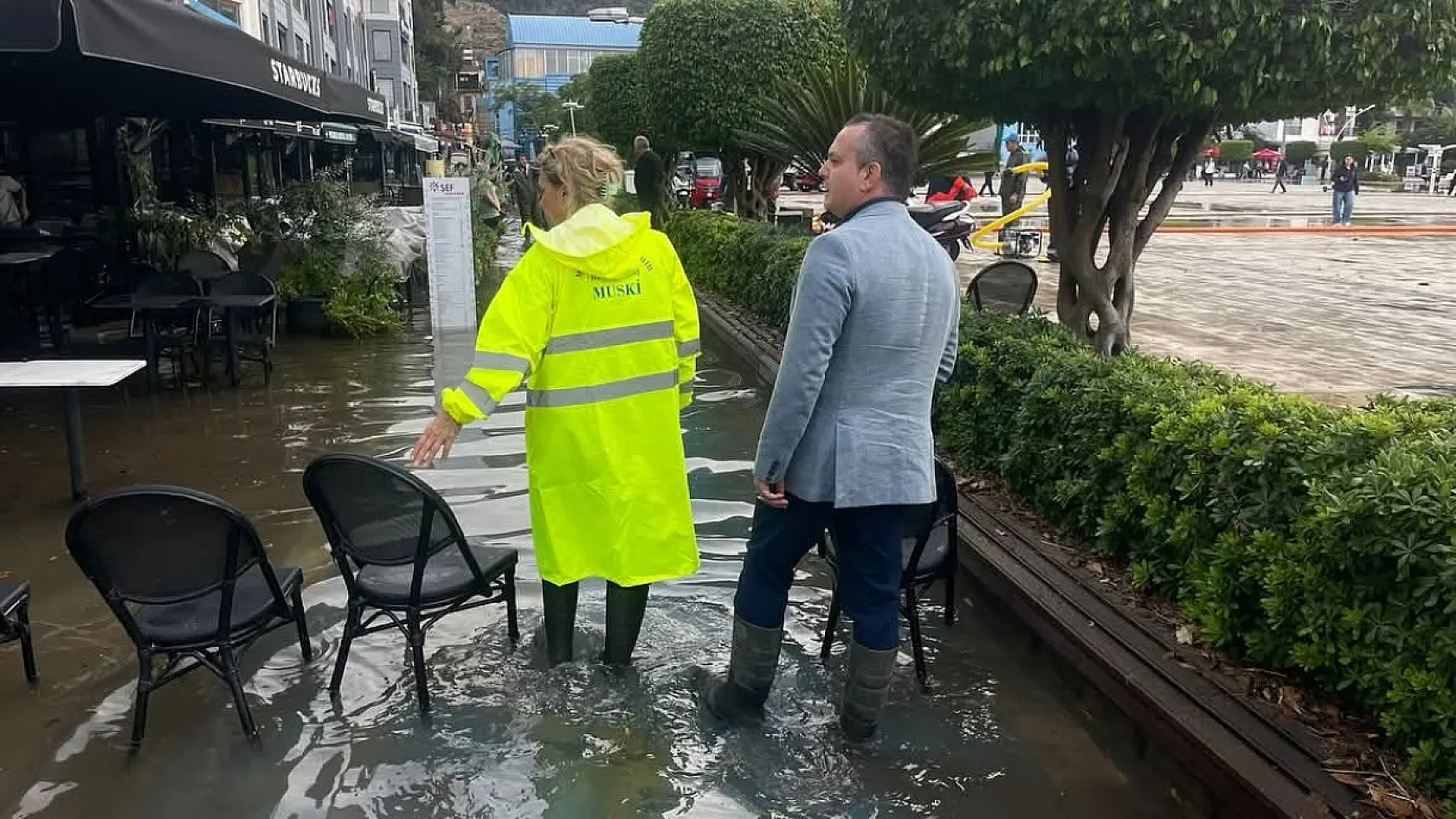 Fethiye Kaymakamı Akkaya, Yağış Sonrası İncelemelerde Bulundu