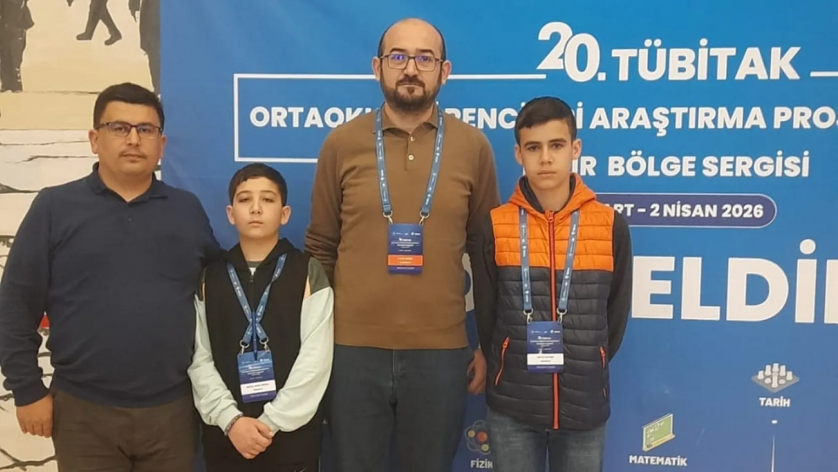Seydikemerli öğrenciler TÜBİTAK'ta bölge birincisi oldu