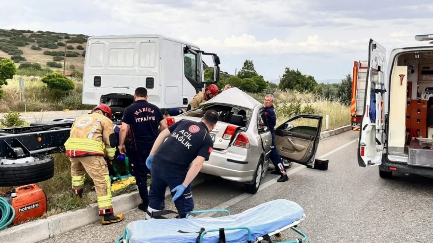İzmir-Ankara Karayolu'nda Feci Kaza: 1 ağır yaralı