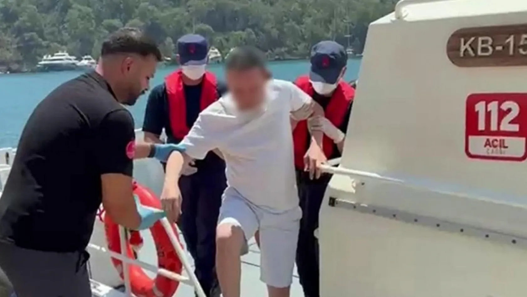 Fethiye ve Dalaman Açıklarında İki Vatandaşa Sahil Güvenlikten Tıbbi Tahliye