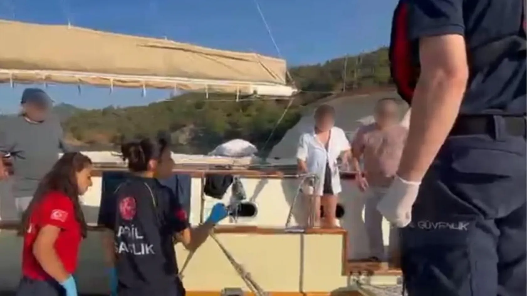 Fethiye ve Dalaman Açıklarında İki Vatandaşa Sahil Güvenlikten Tıbbi Tahliye