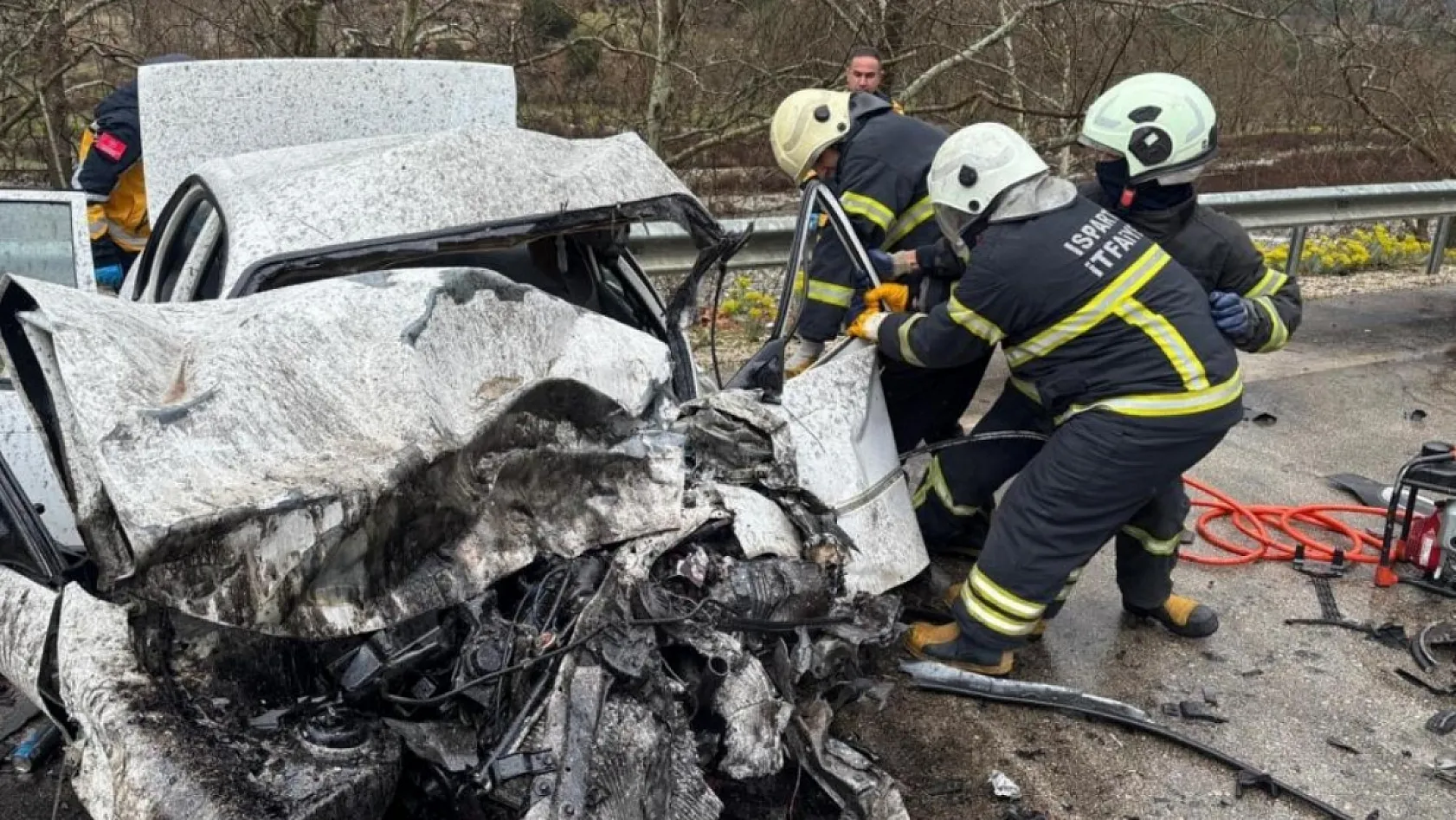 Isparta - Antalya Karayolu'ndaki kazalarda son 4 ayda 18 kişi öldü 19 kişi yaralandı