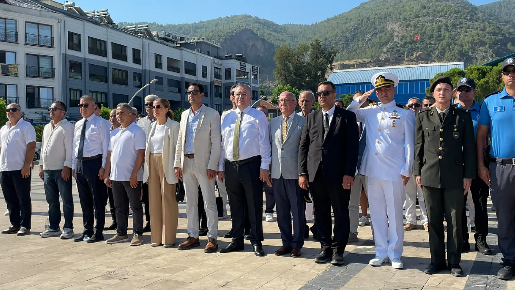 Kabotaj Bayramı'nın 100. Yılında Fethiye'de Çelenk Sunma Töreni